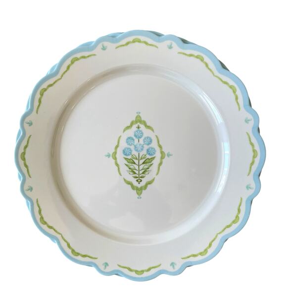 Lillian August French Farmhouse Floral Melamine Dinner Plates 11in Set of 4 New - Picture 1 of 15